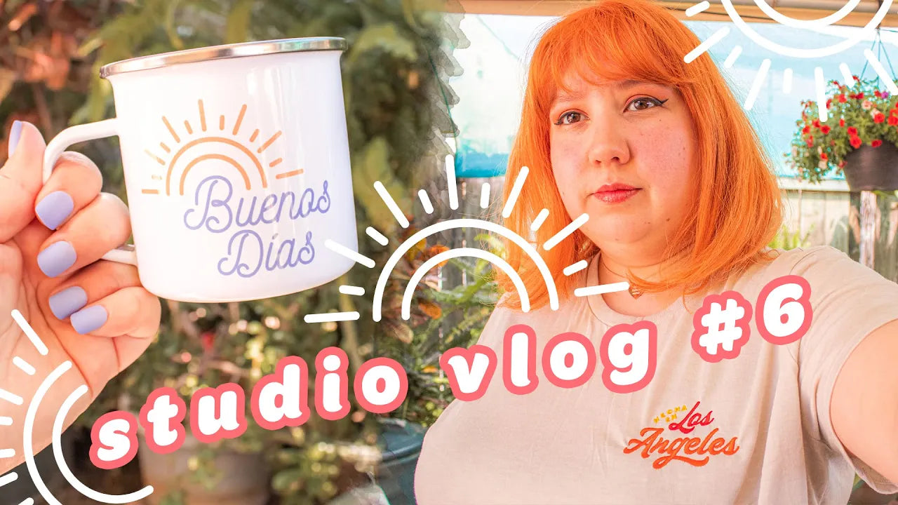 studio vlog #6 โ๏ธ q&a! new mugs! pen updates!