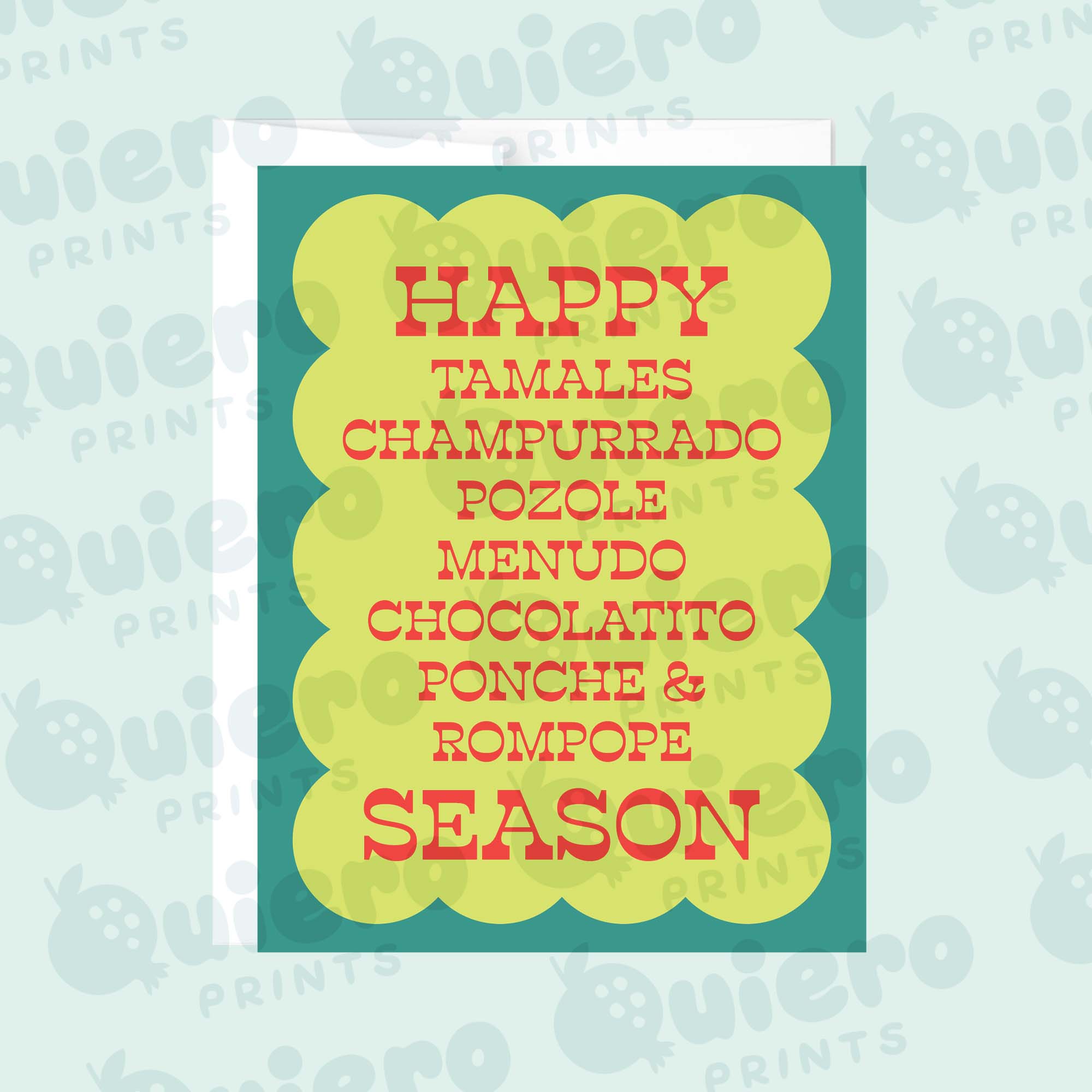 Funny Spanglish Holiday Cards 4pk
