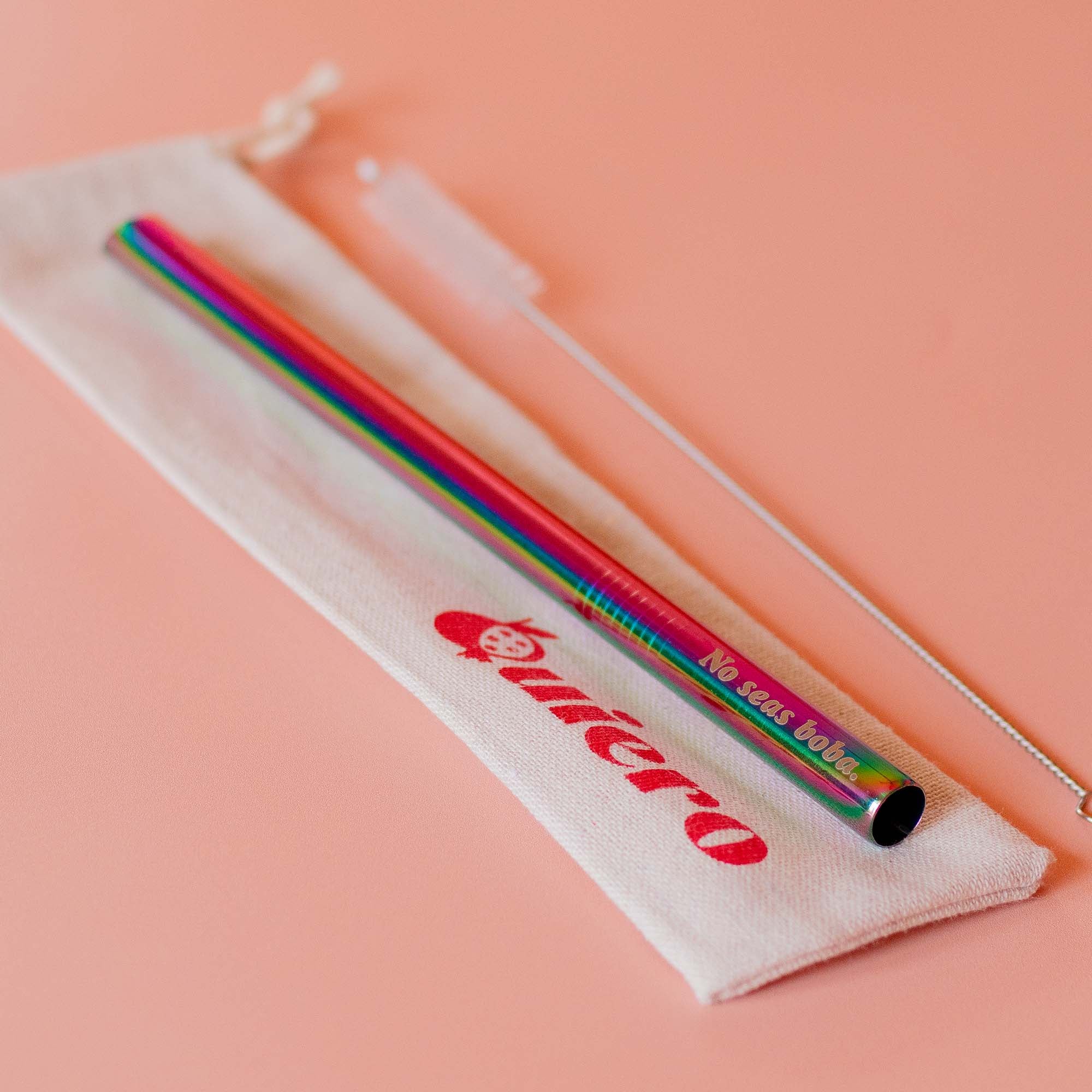 No Seas Boba Metal Straw