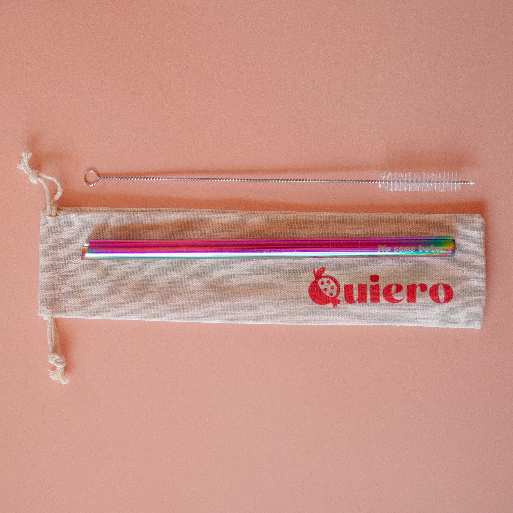 No Seas Boba Metal Straw