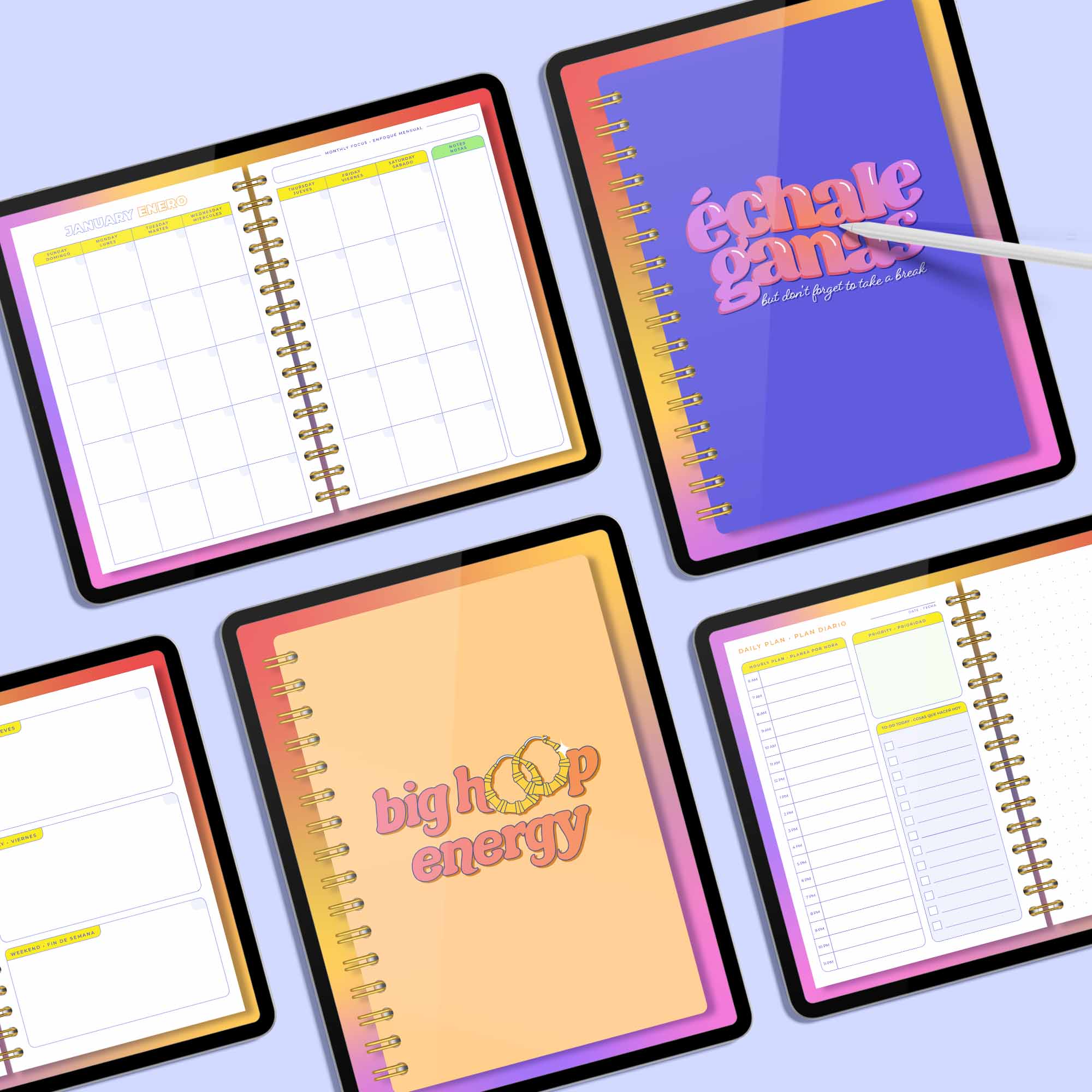 Colorful Digital Planner