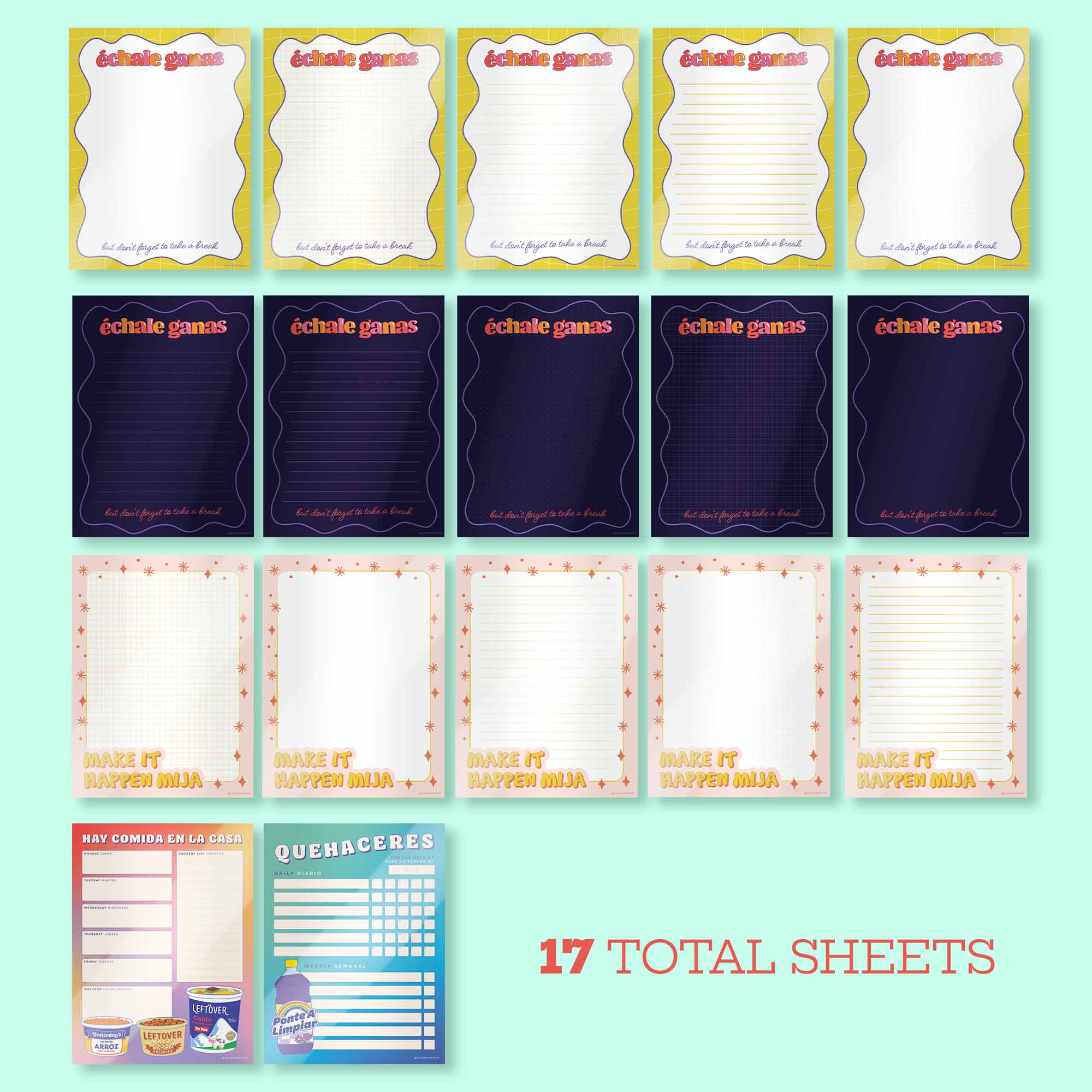 Digital Planner Sheets Bundle