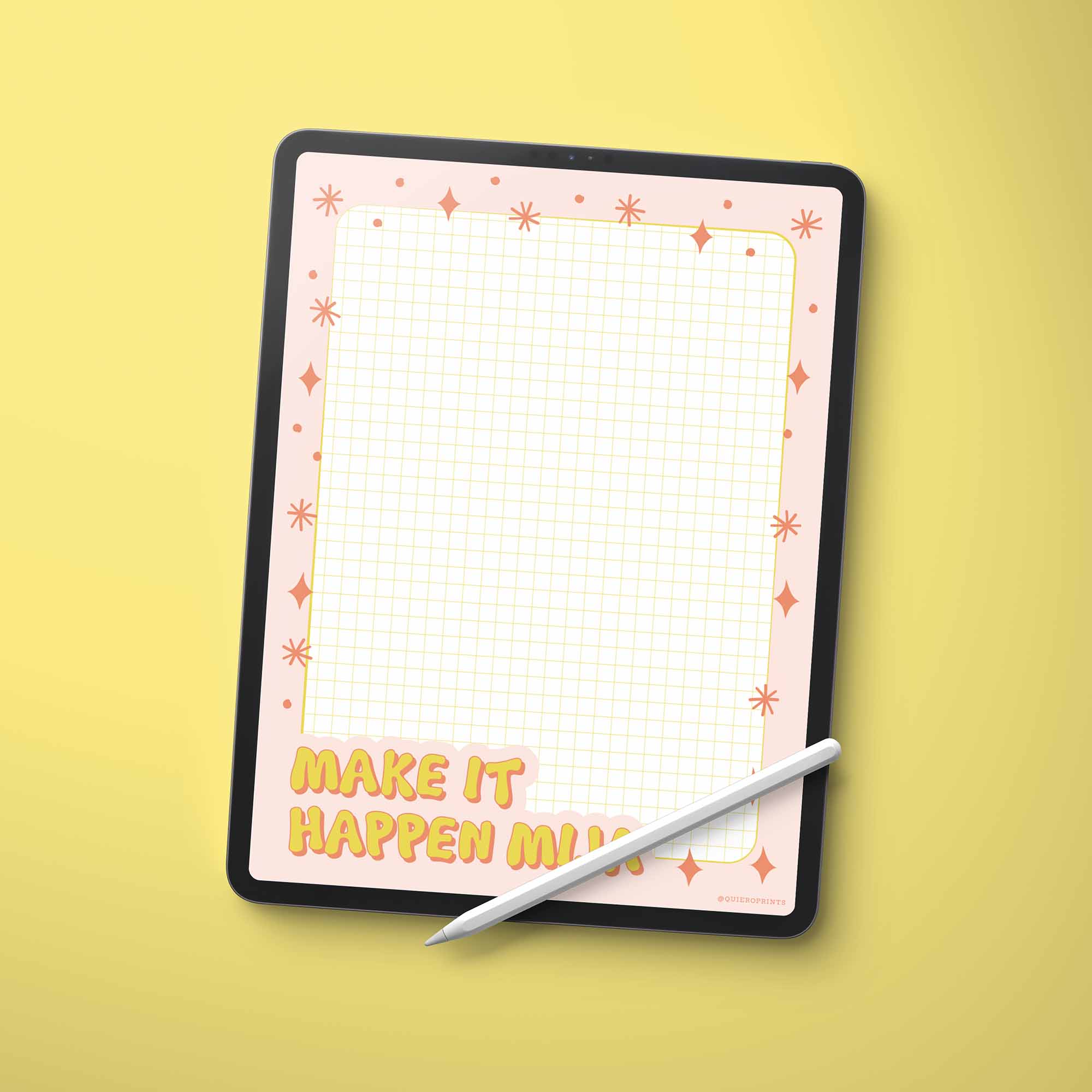 Make It Happen Mija Digital Planner Sheets