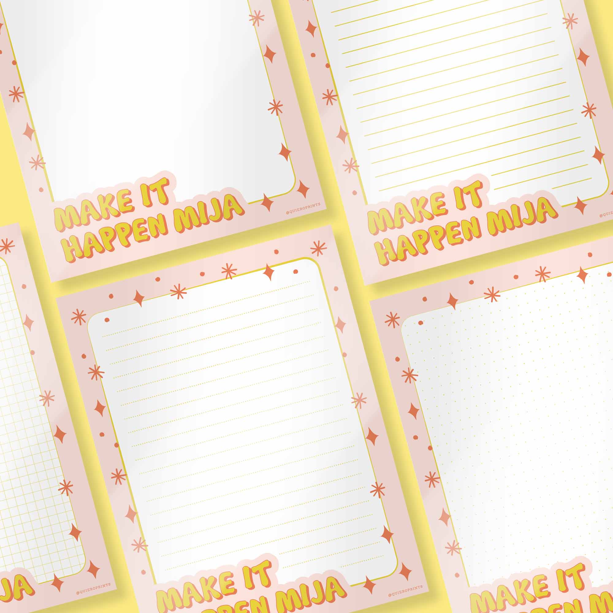 Make It Happen Mija Digital Planner Sheets