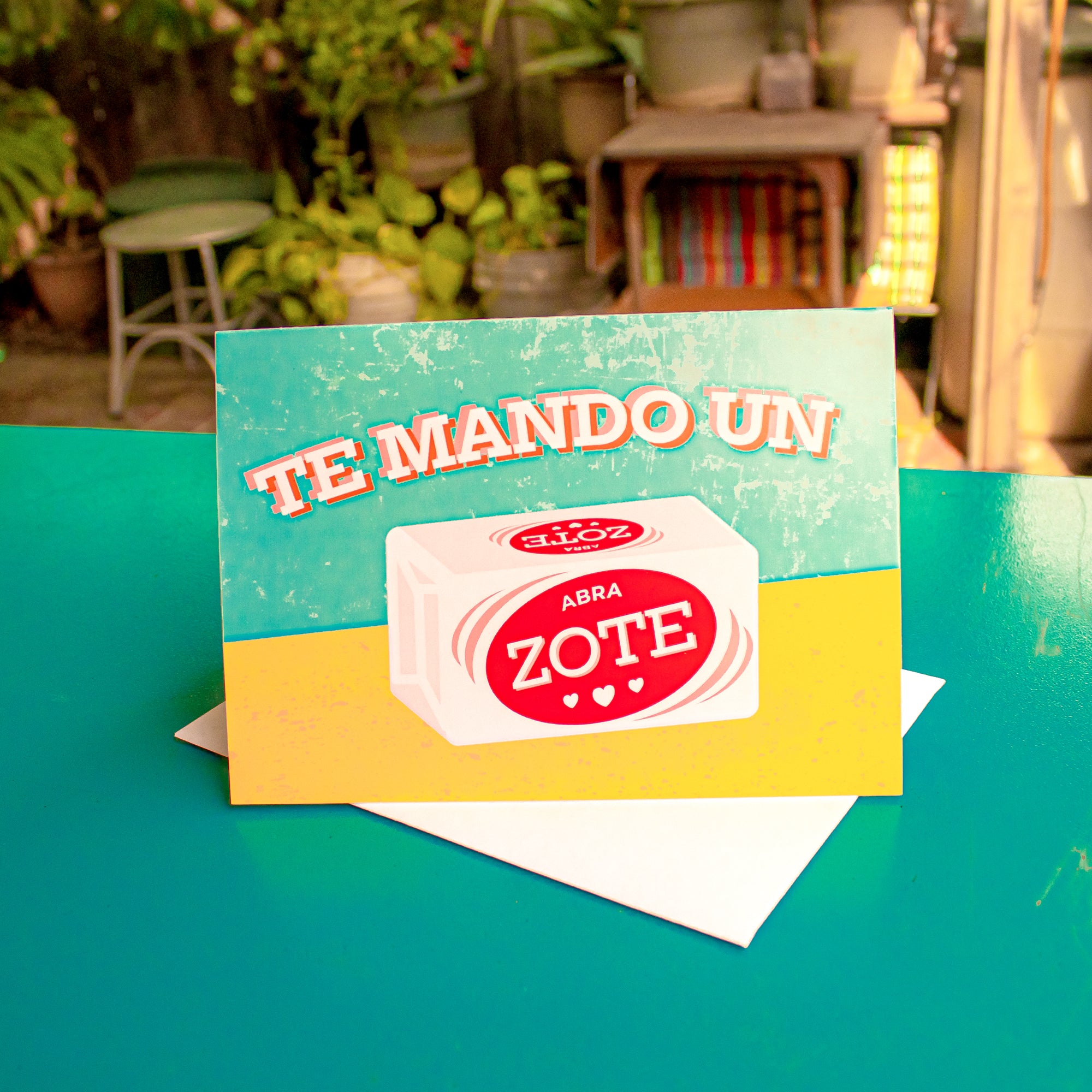 Abrazote Greeting Card