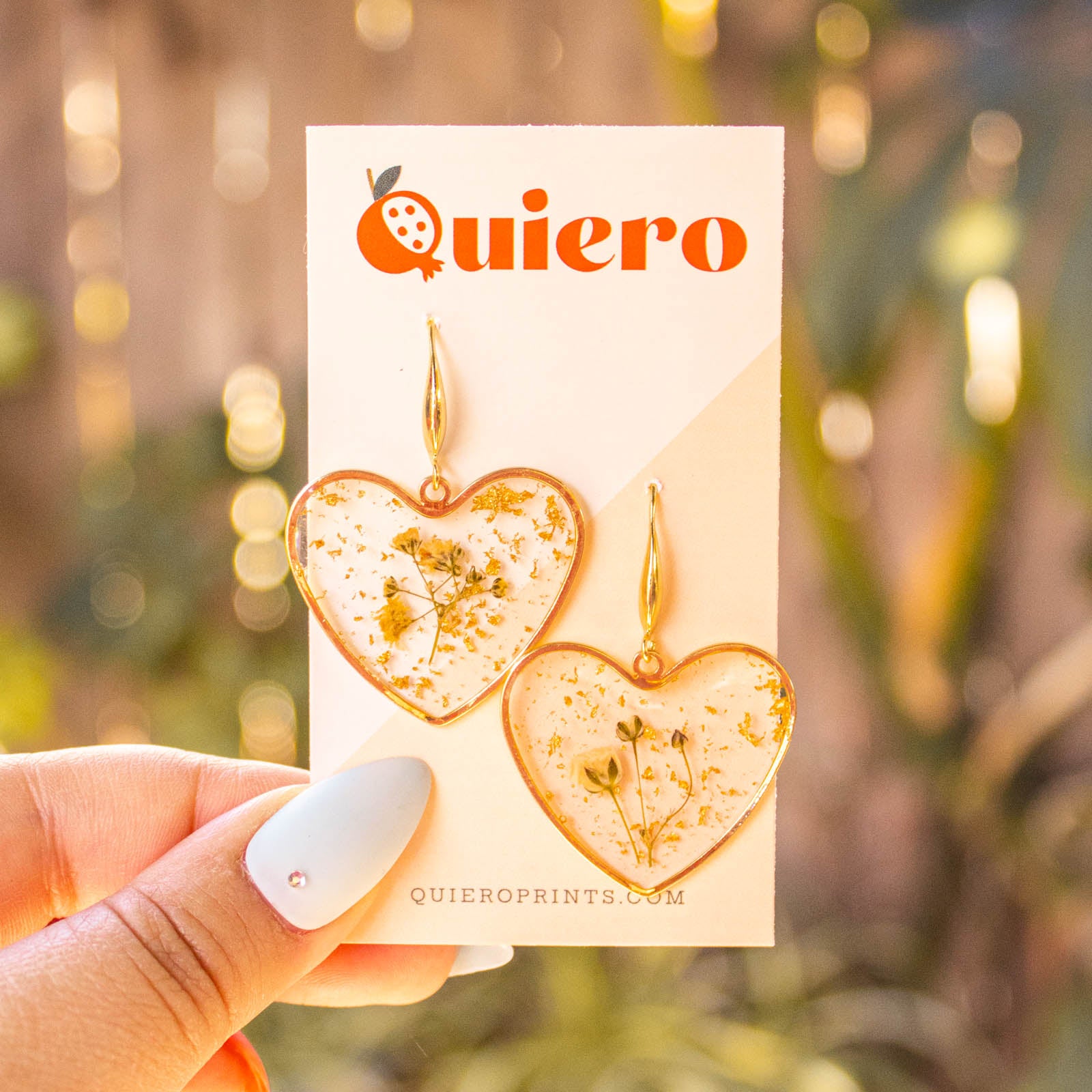 Corazón De Oro Earrings