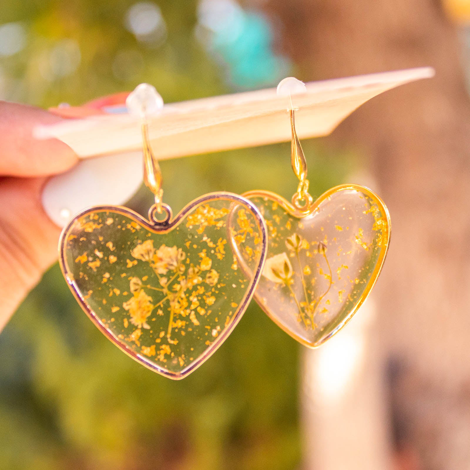 Corazón De Oro Earrings
