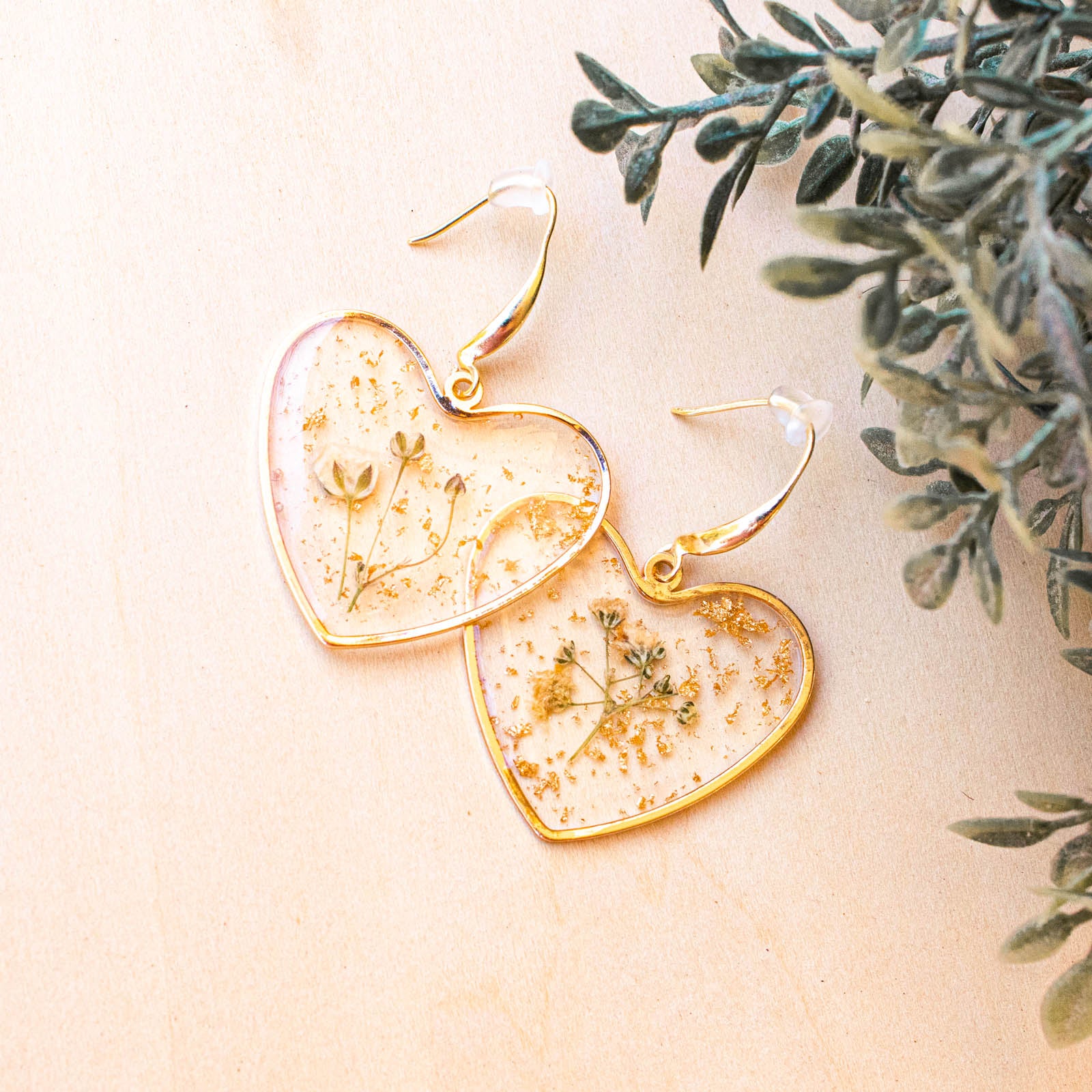 Corazón De Oro Earrings