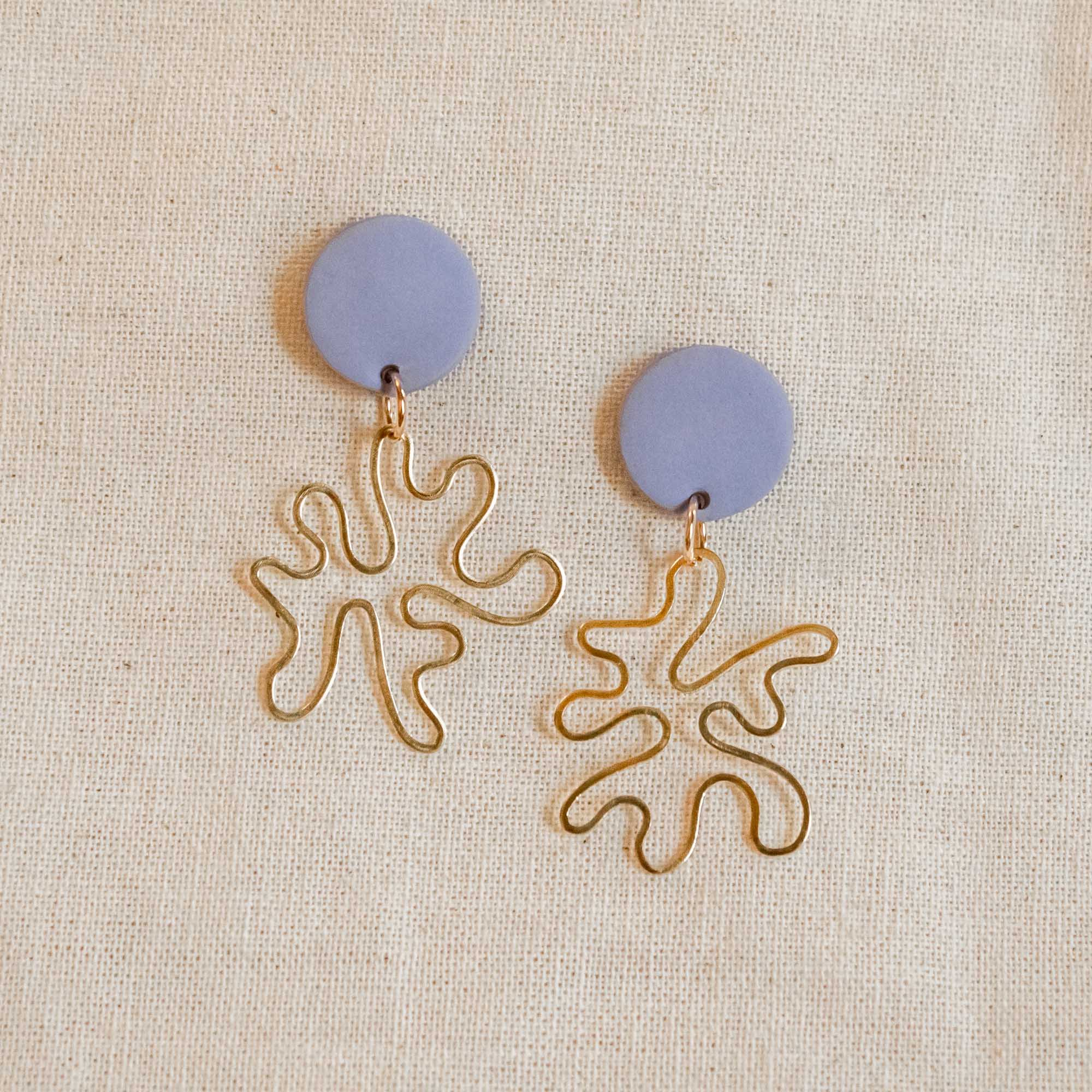 Amoeba Earrings