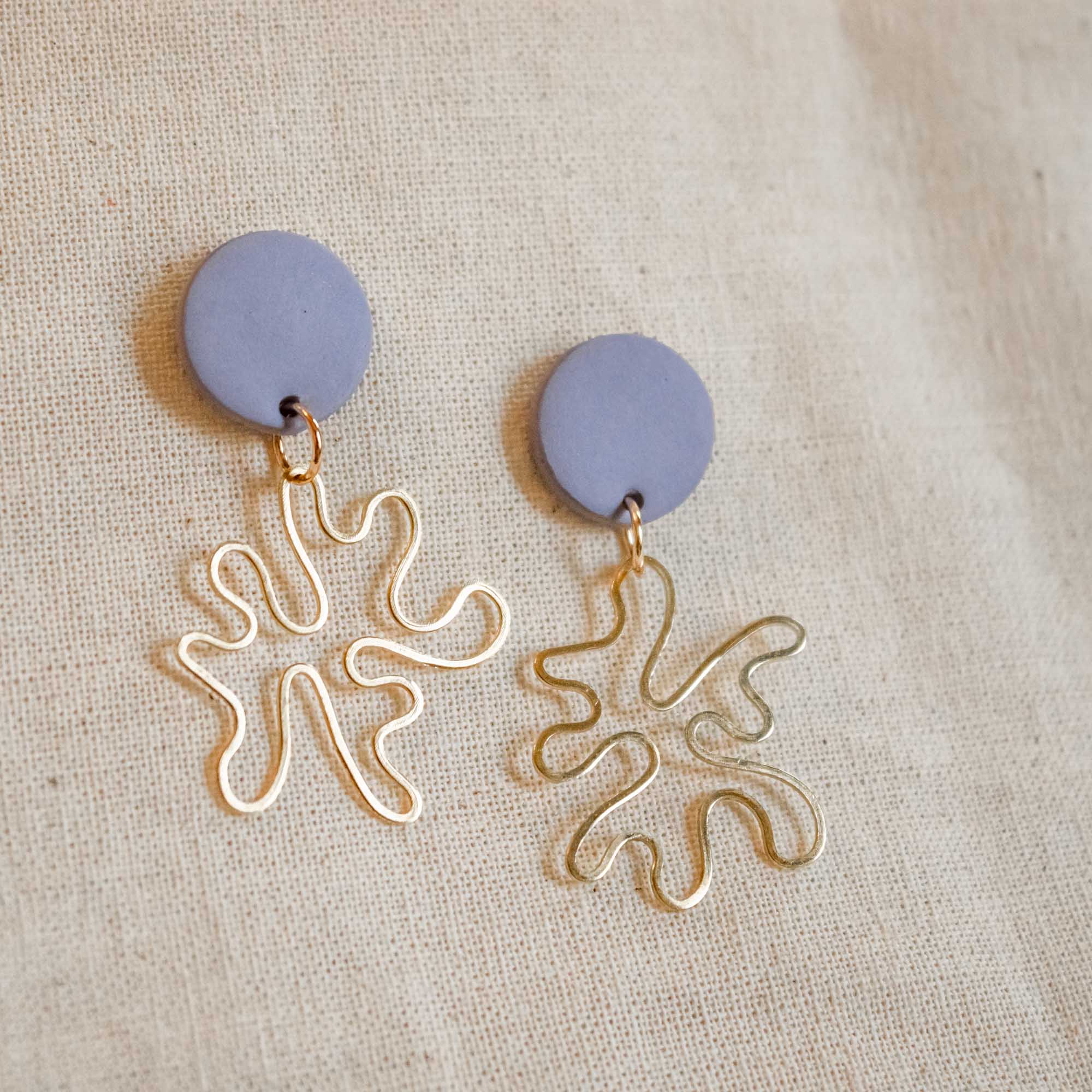 Amoeba Earrings
