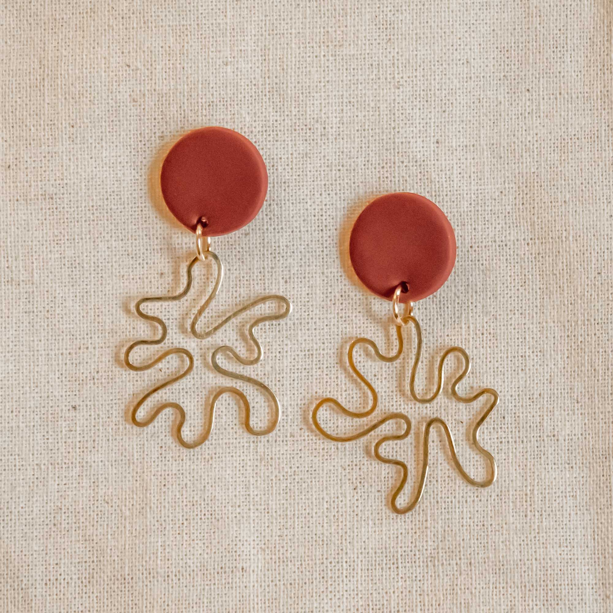 Amoeba Earrings