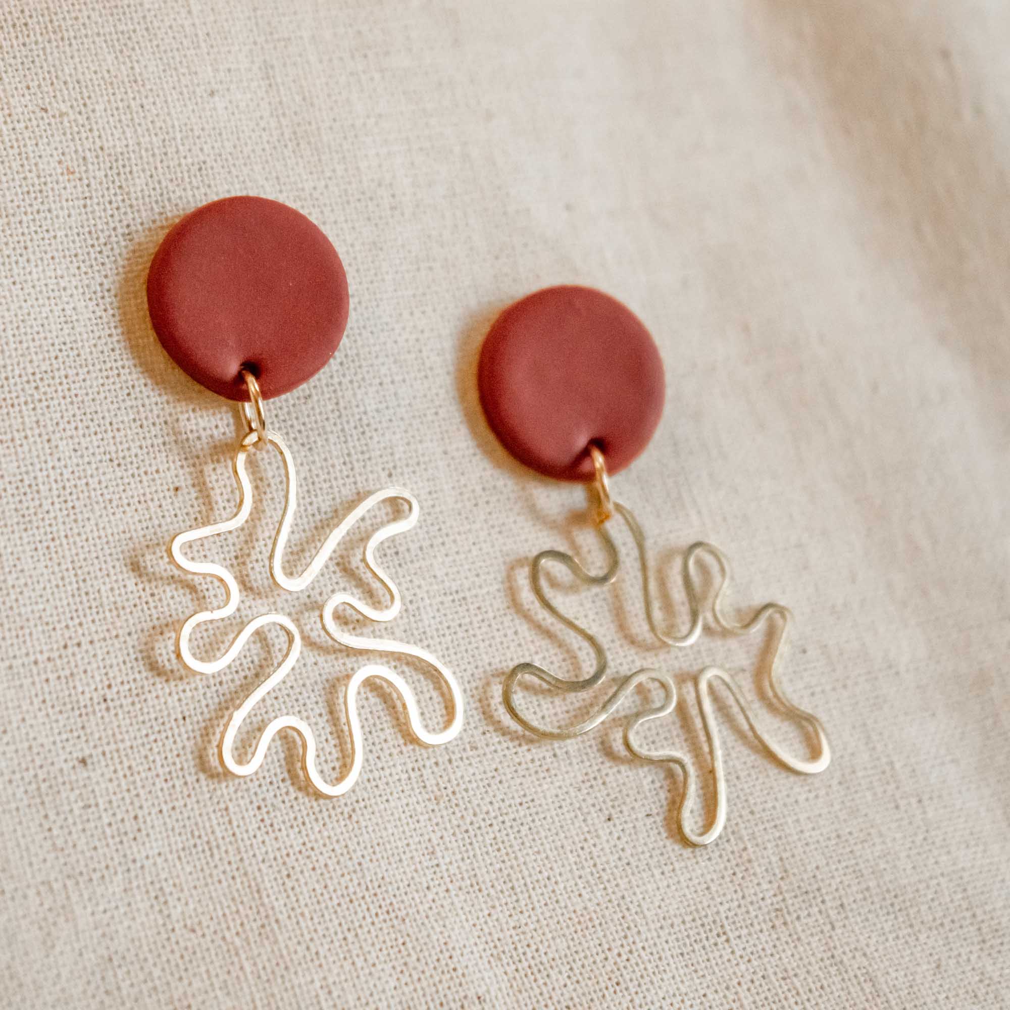 Amoeba Earrings