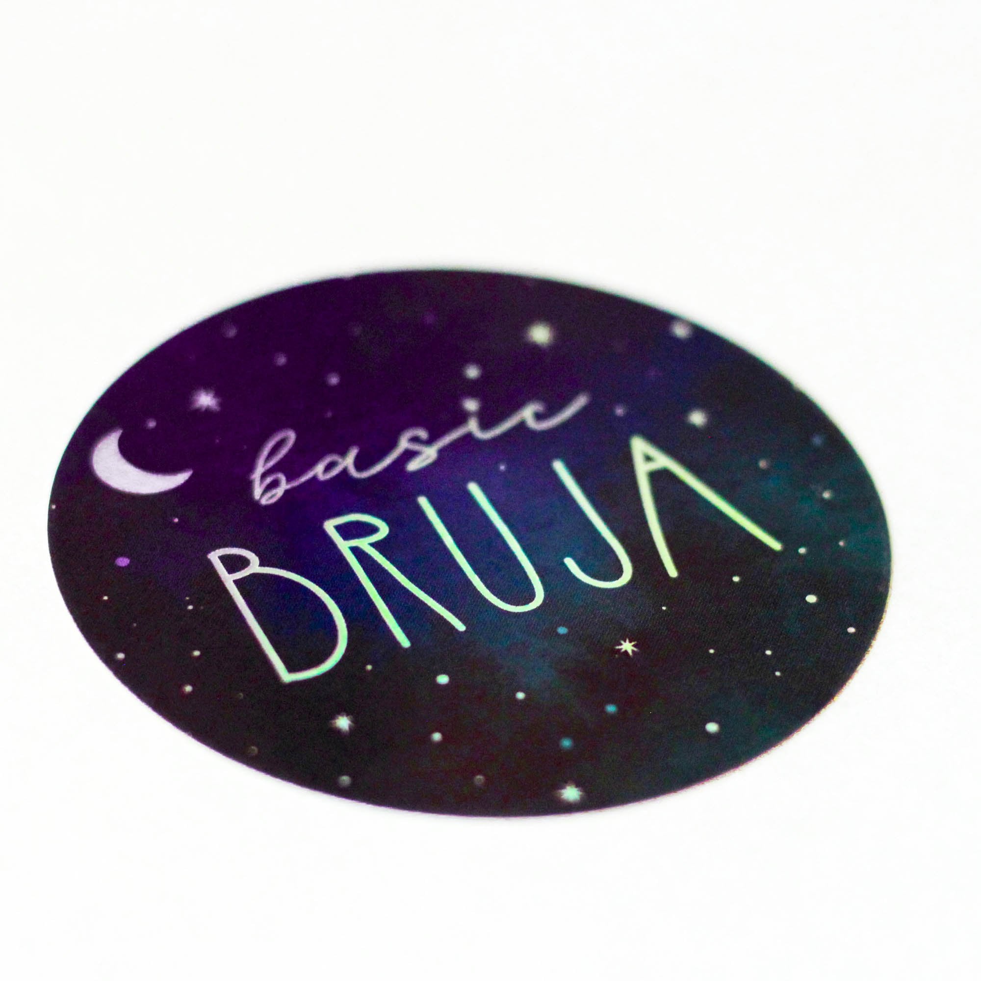 Basic Bruja Holographic Sticker - quieroprints