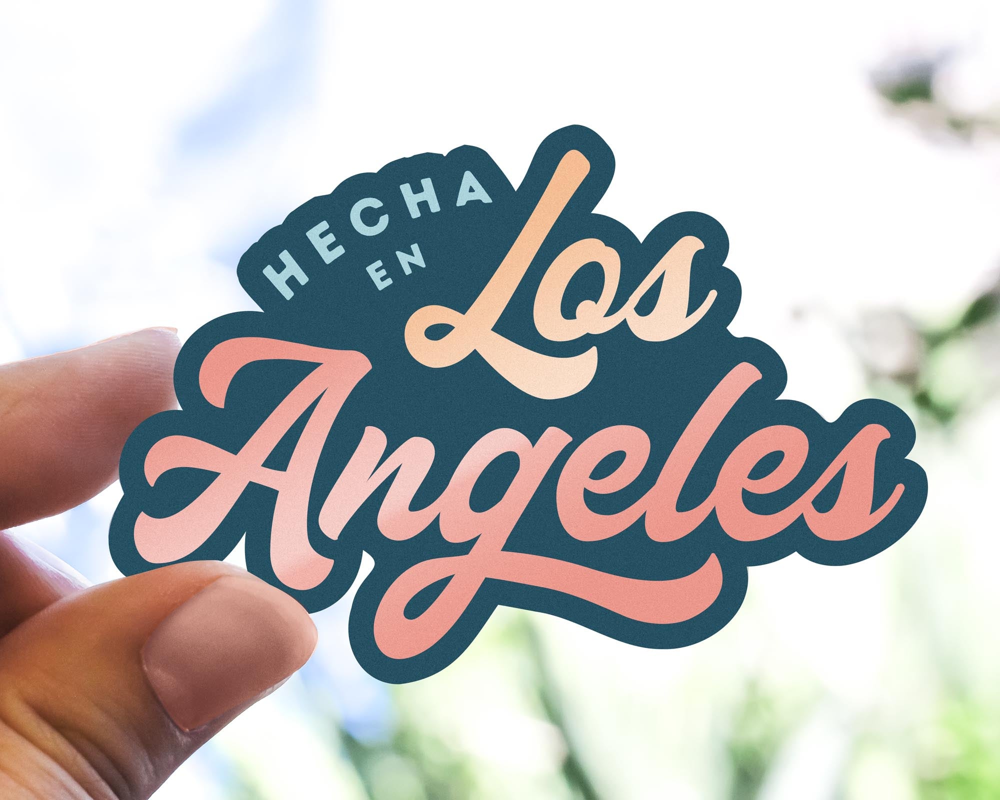 Hecha En Los Angeles Sticker