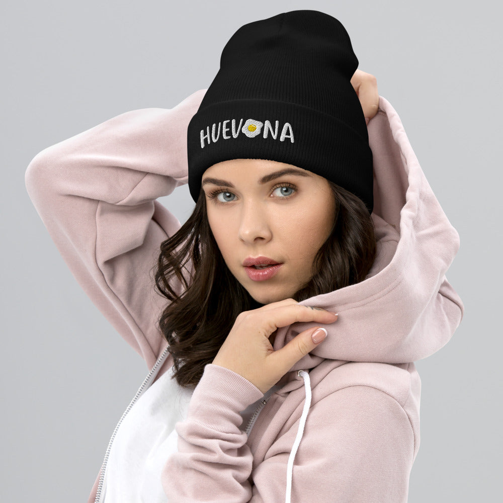 Huevona Cuffed Beanie