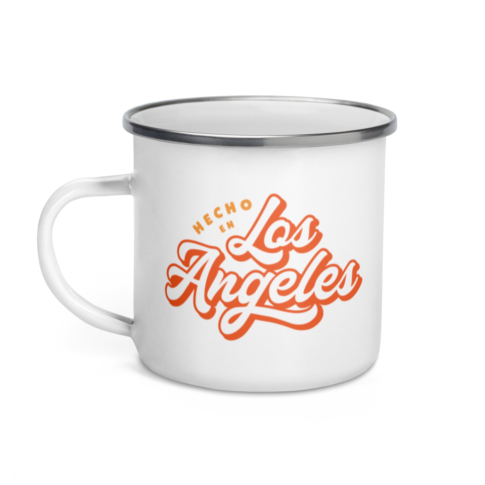 Hecho En Los Angeles Enamel Mug