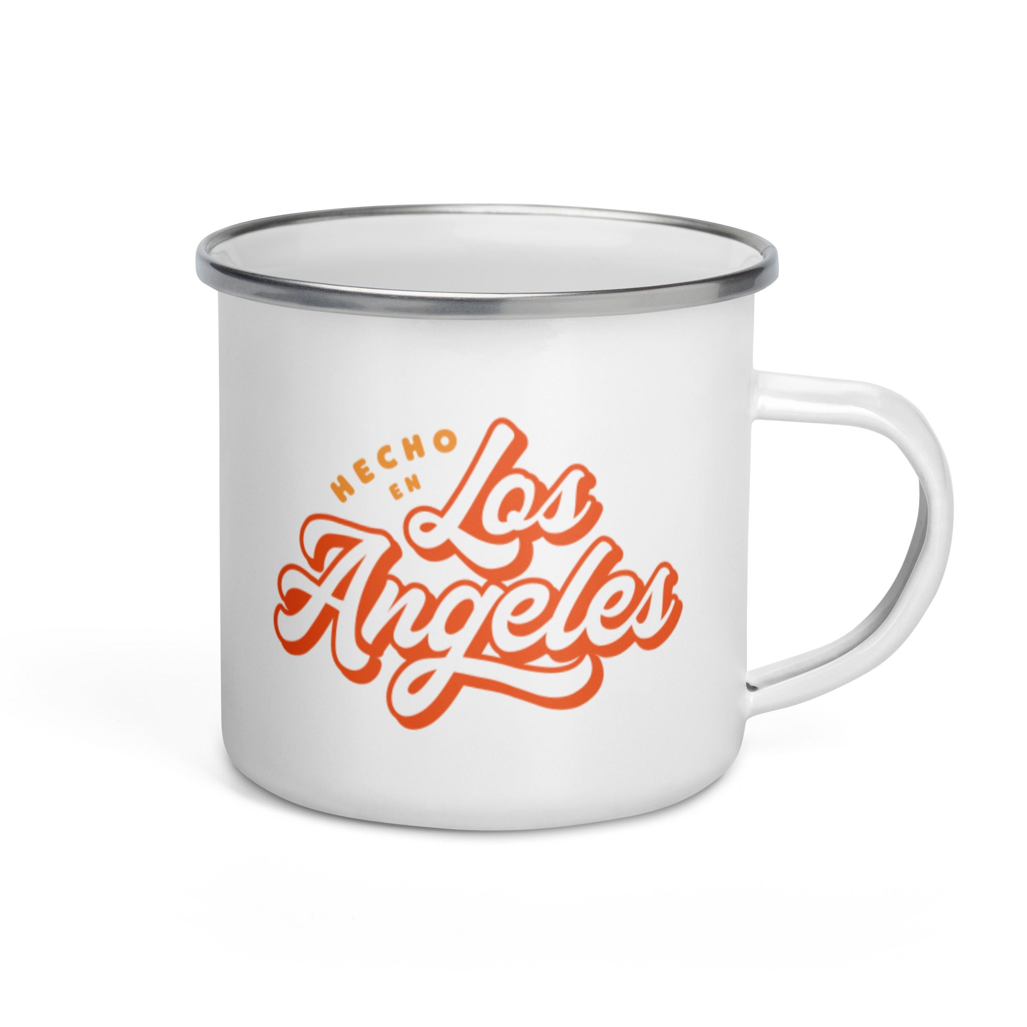 Hecho En Los Angeles Enamel Mug