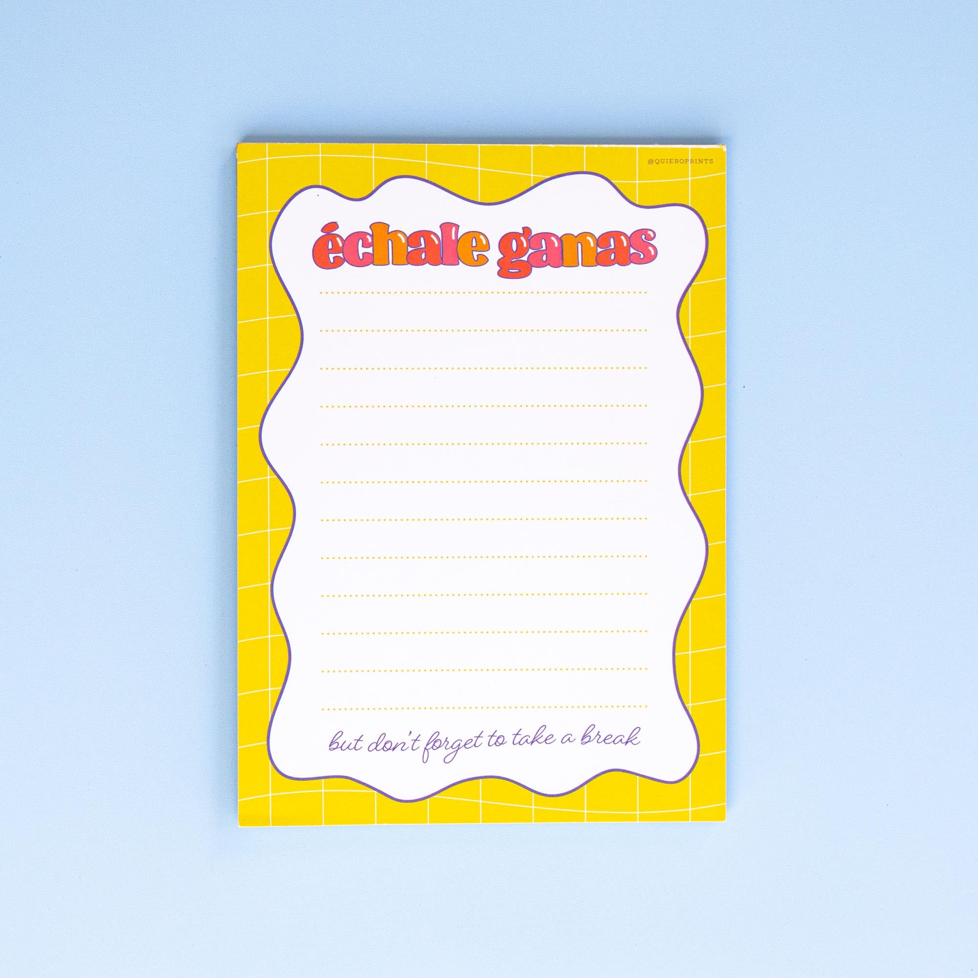 Échale Ganas Notepad