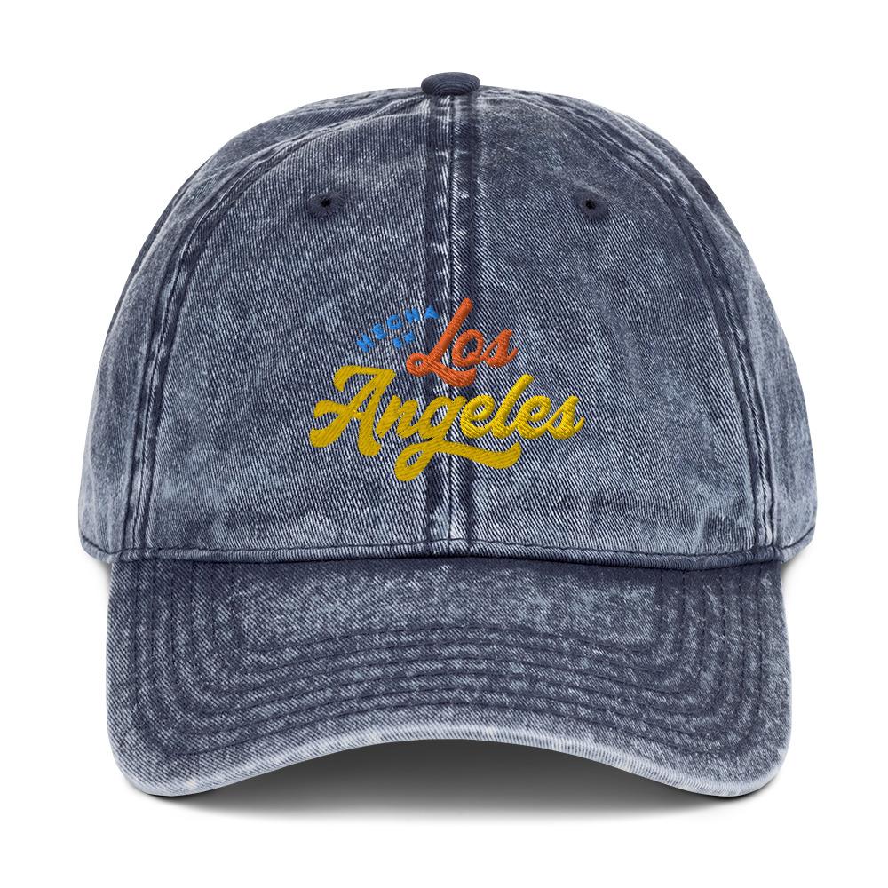 Hecha En Los Angeles Vintage Cotton Twill Cap - quieroprints