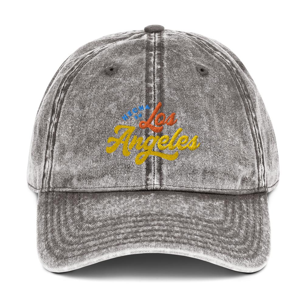 Hecha En Los Angeles Vintage Cotton Twill Cap - quieroprints