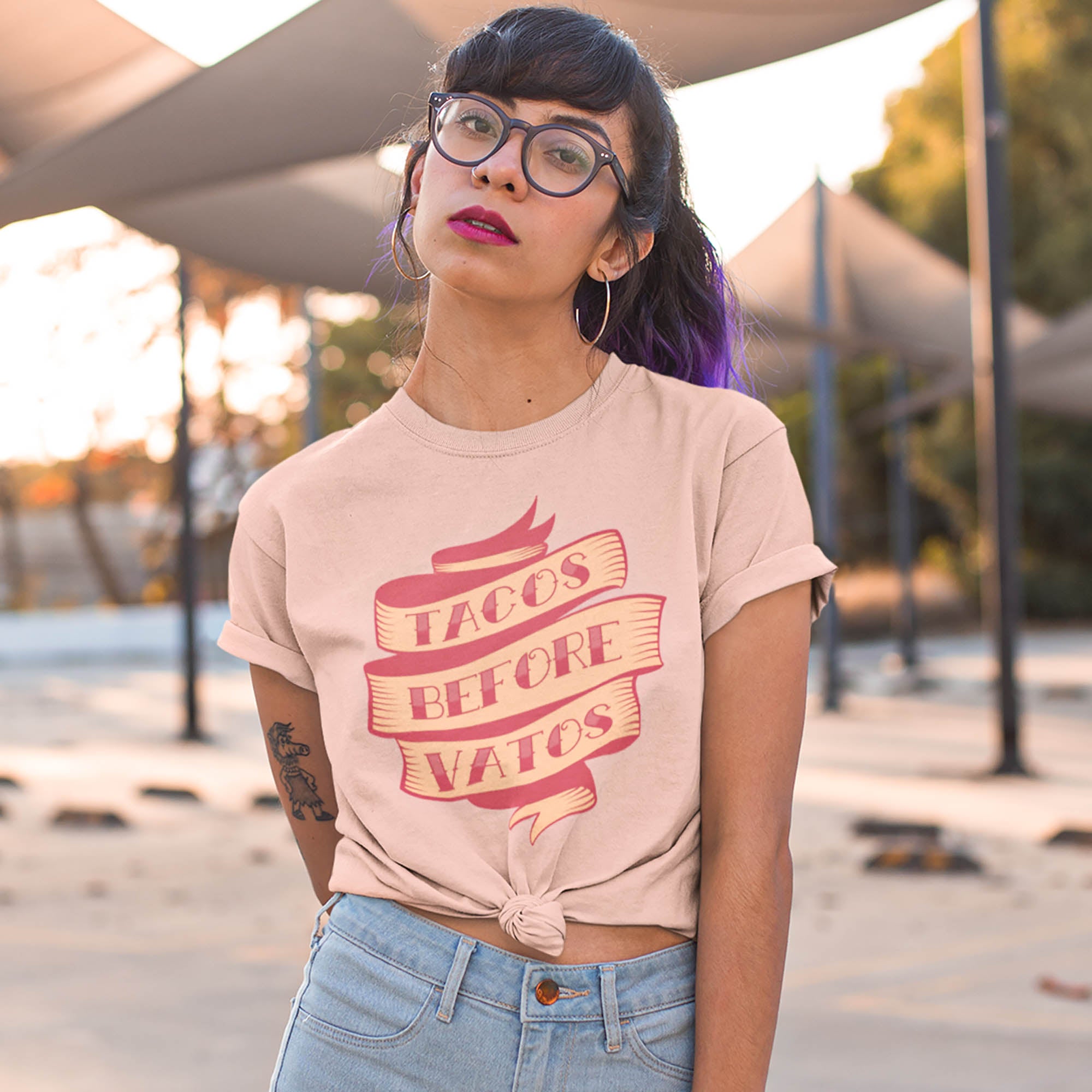 Tacos Before Vatos Short-Sleeve Unisex T-Shirt