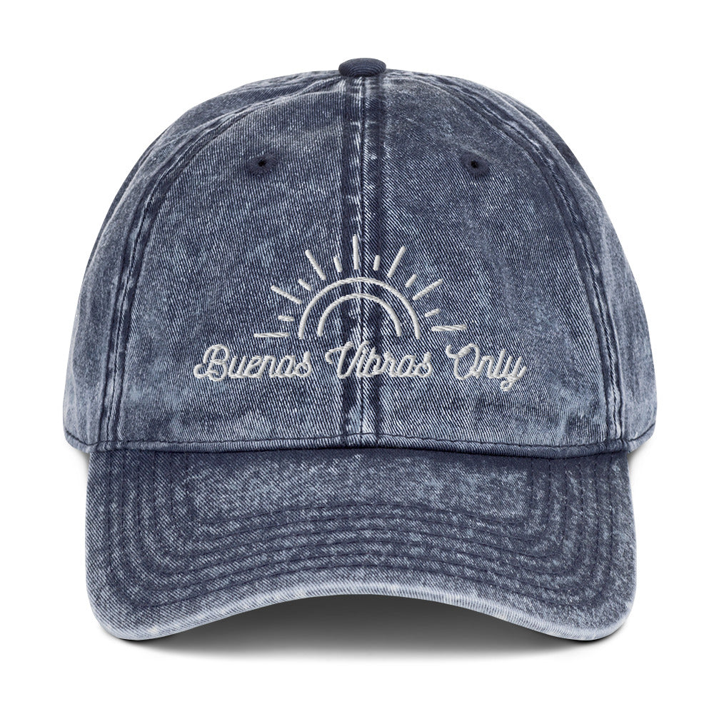 Buenas Vibras Only Vintage Cotton Twill Cap