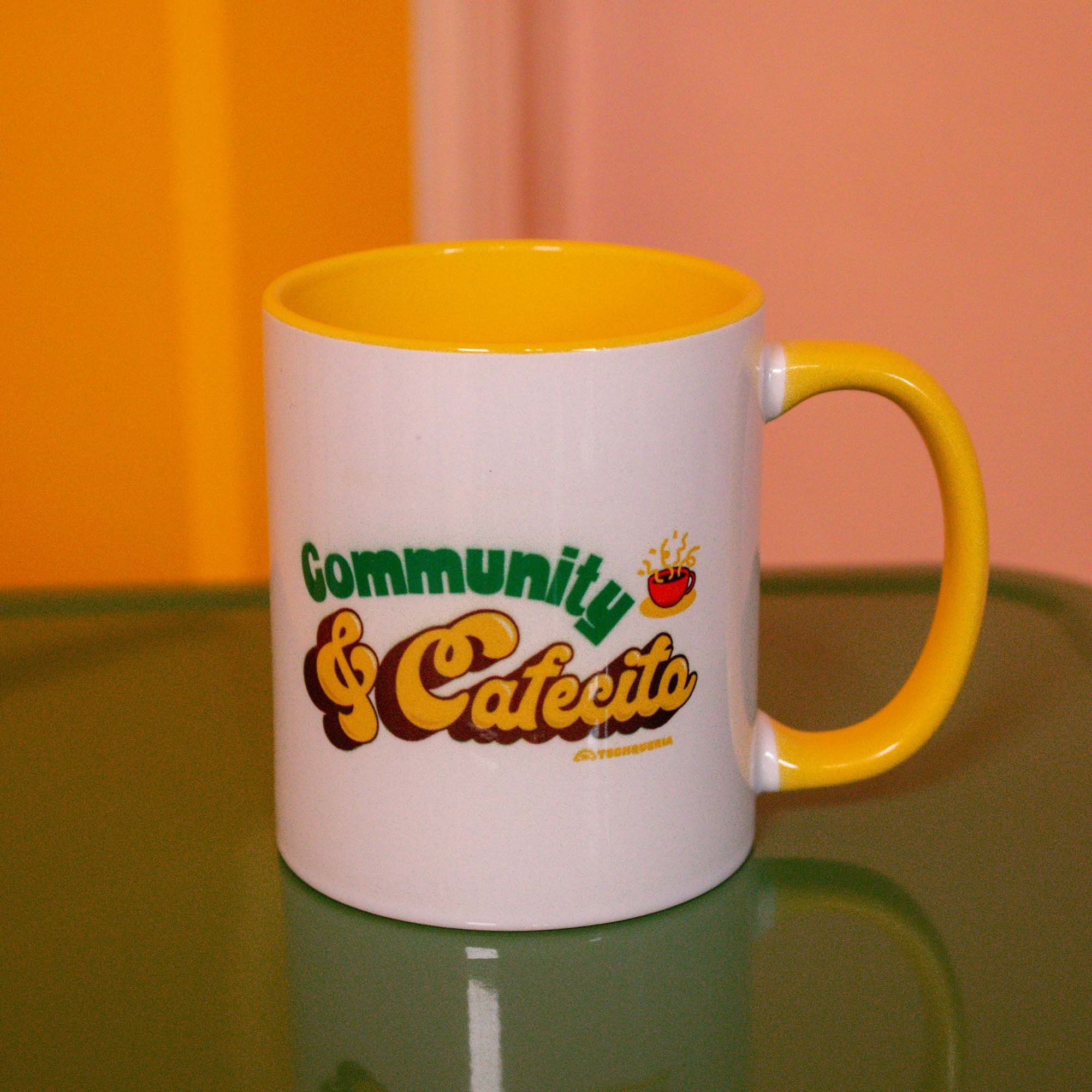 Community & Cafecito Mug (Techqueria x Quiero Prints)