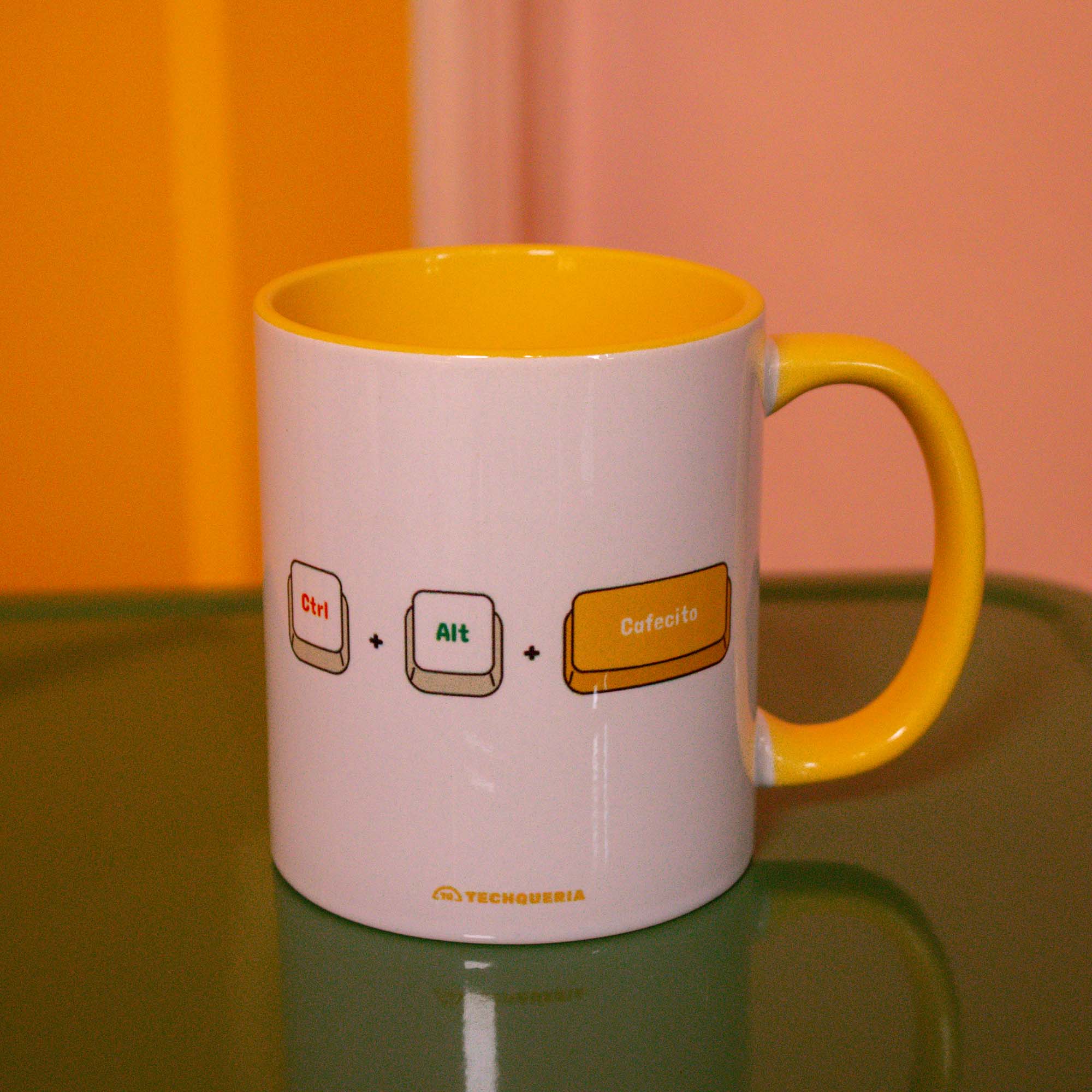 Ctrl+ Alt + Cafecito Mug  (Techqueria x Quiero Prints)