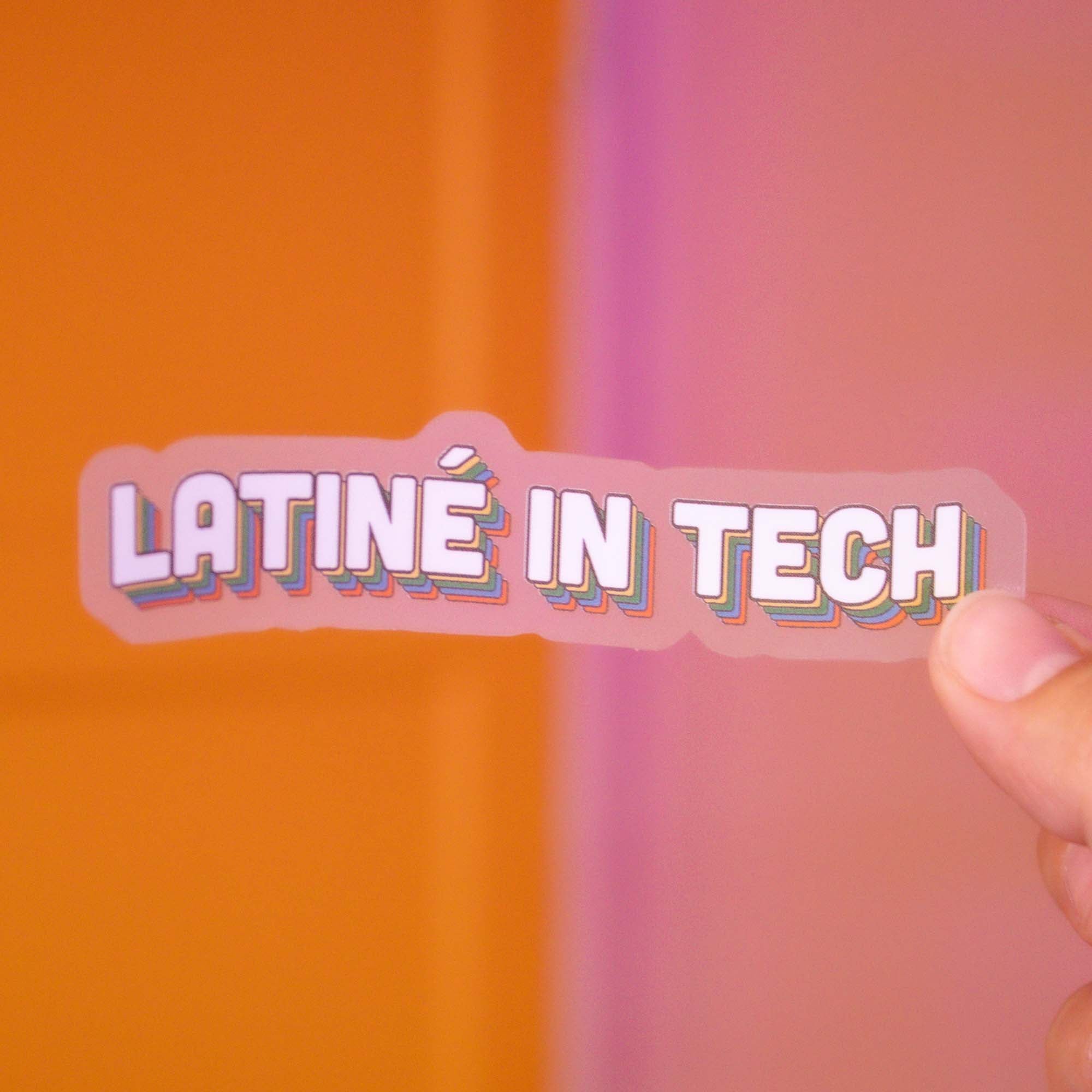 Latiné in Tech Sticker (Techqueria x Quiero Prints)