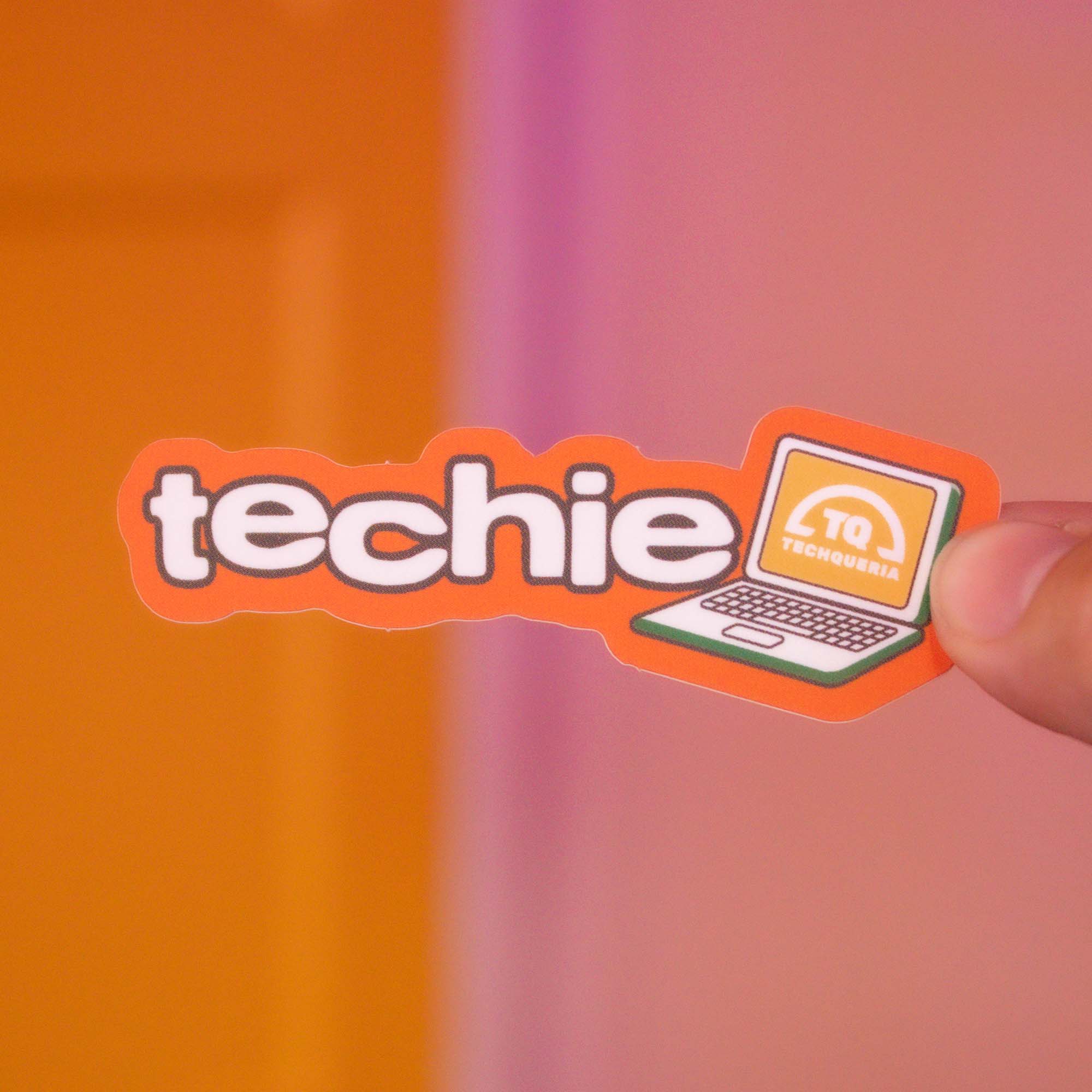 Techie 💻 Sticker  (Techqueria x Quiero Prints)