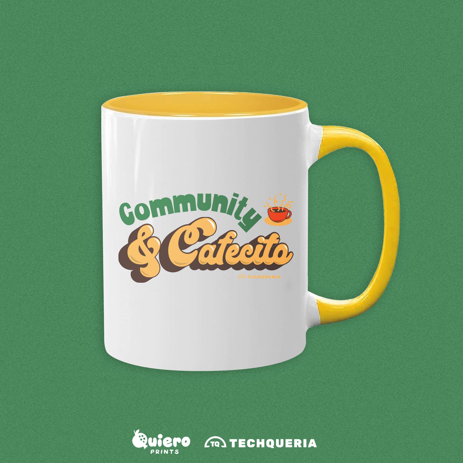 Community & Cafecito Mug (Techqueria x Quiero Prints)