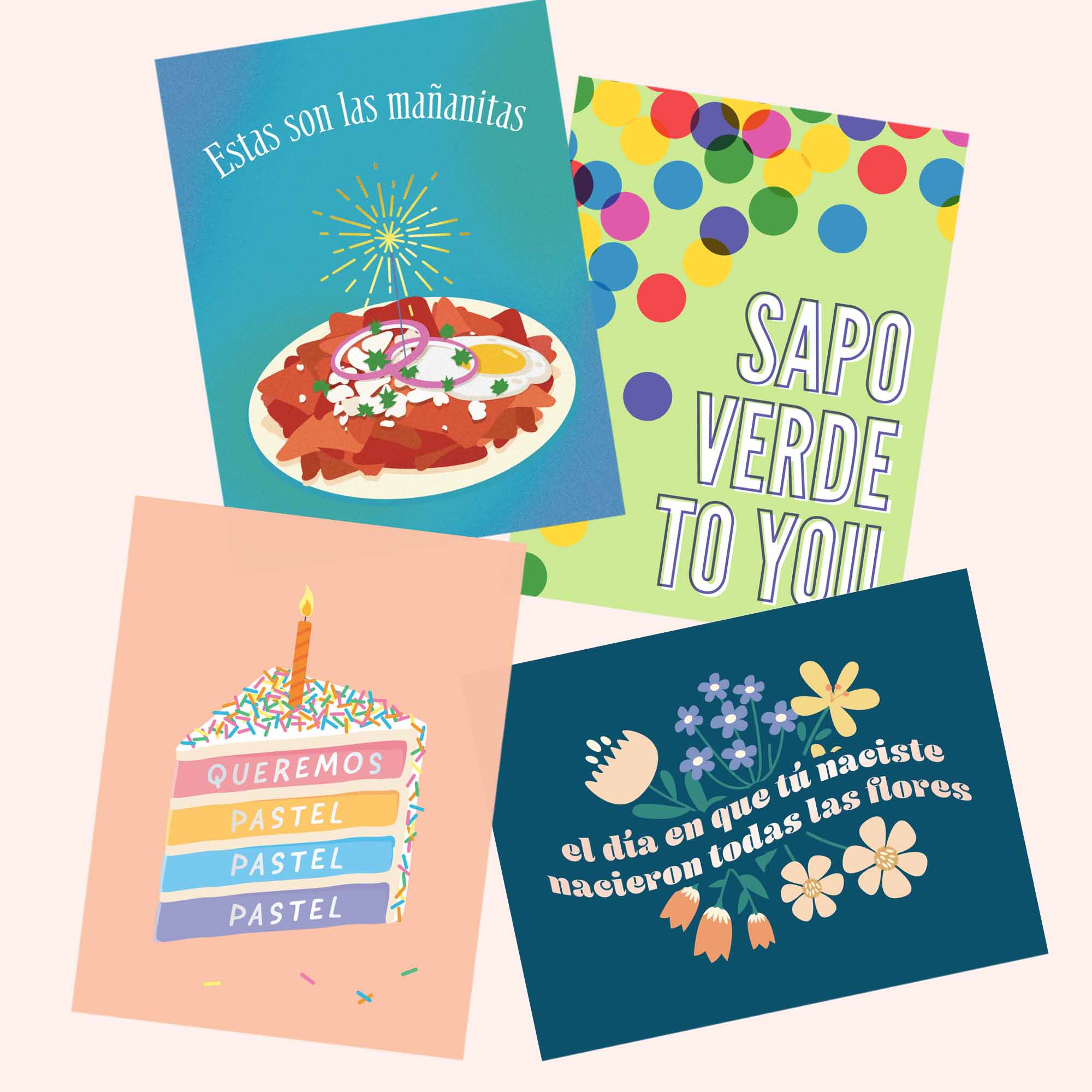 Birthday Card 4-Pack Bundle
