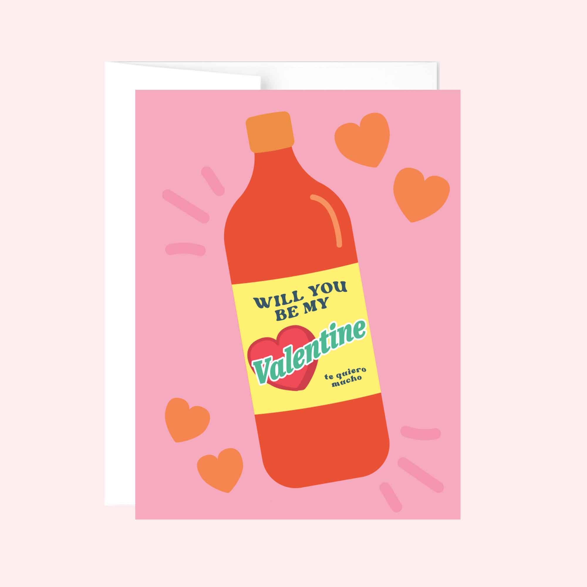 Hot Sauce Valentine Card