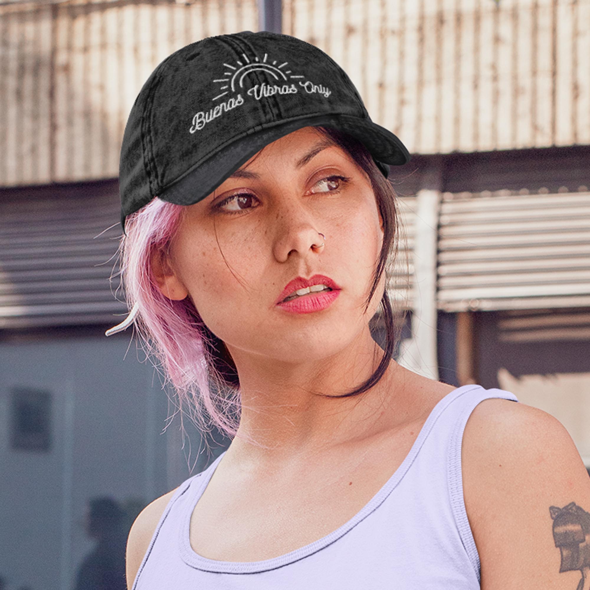 Buenas Vibras Only Vintage Cotton Twill Cap