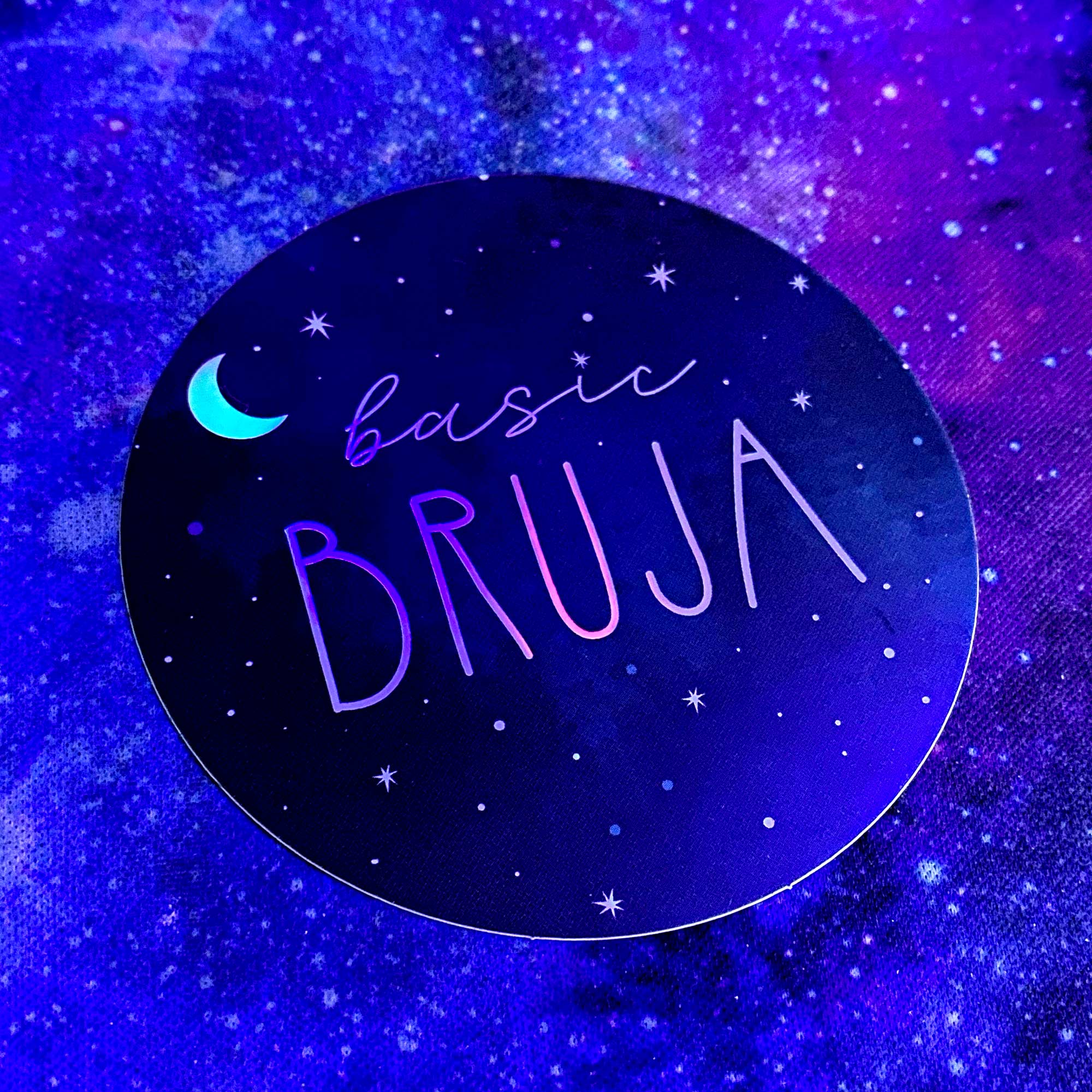 Basic Bruja Holographic Sticker