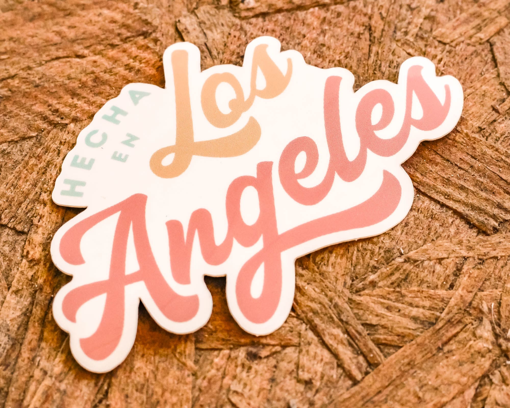 Hecha En Los Angeles Sticker - quieroprints