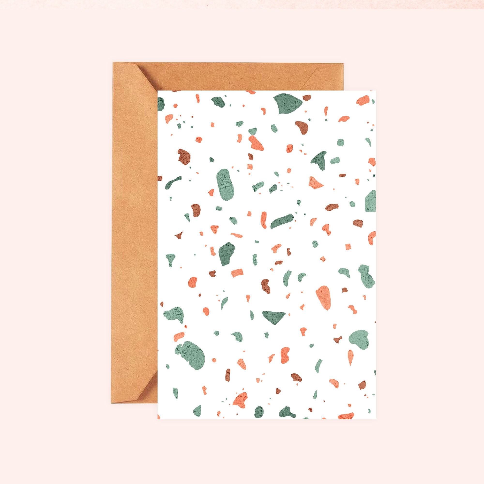 Terrazzo Blank Greeting Cards 6-Pack